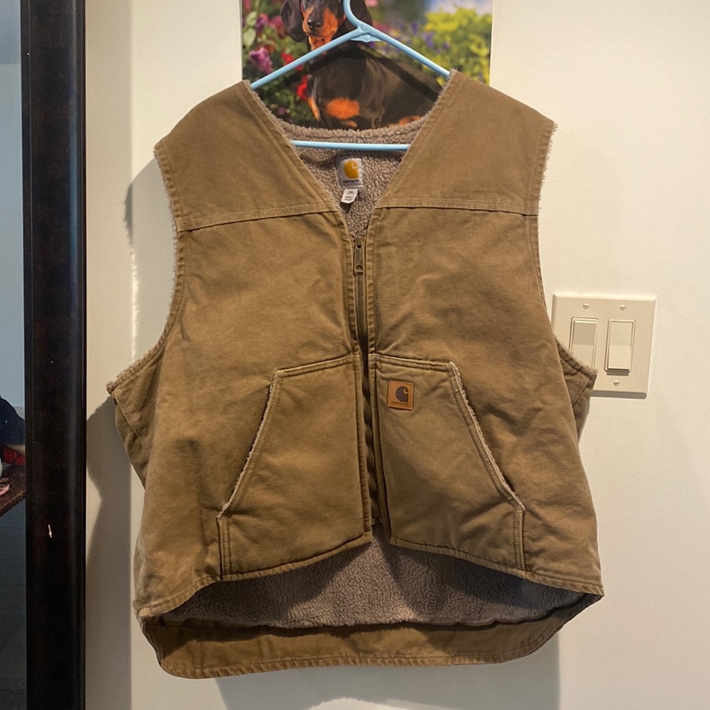 Carhartt lined vest